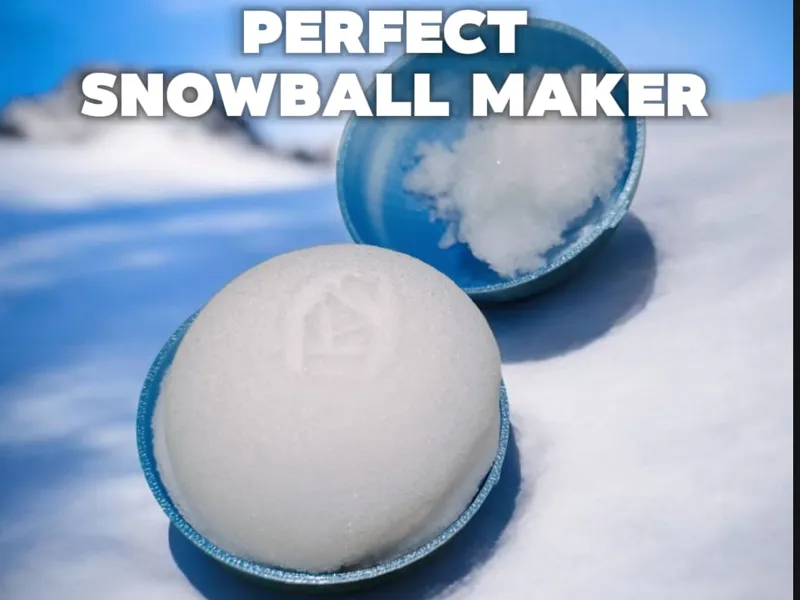 Perfect snowball maker