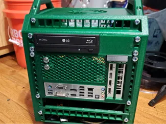 10" rack 1U 5.25" offset bay - Lab Rax compatible