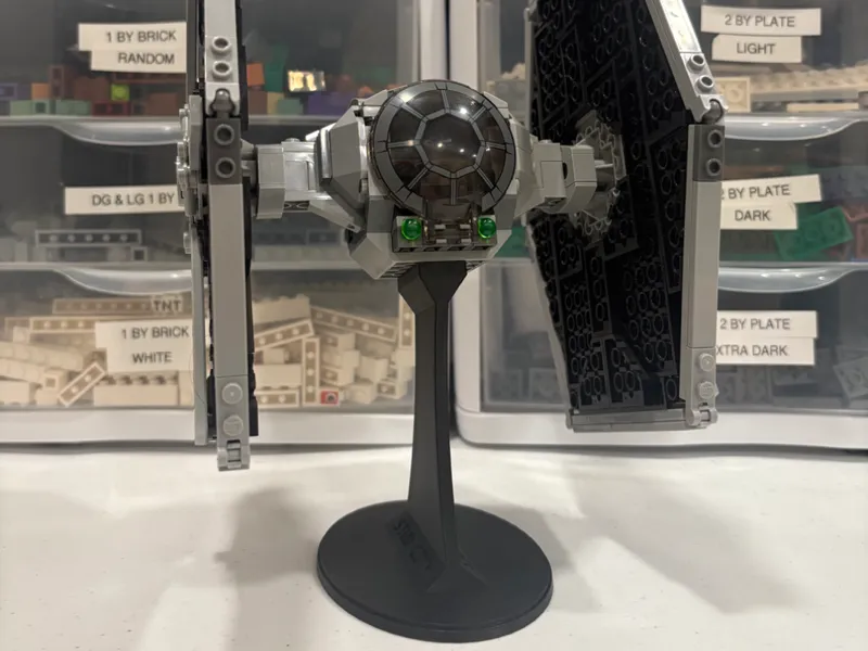 100 mm building block angled ship display stand