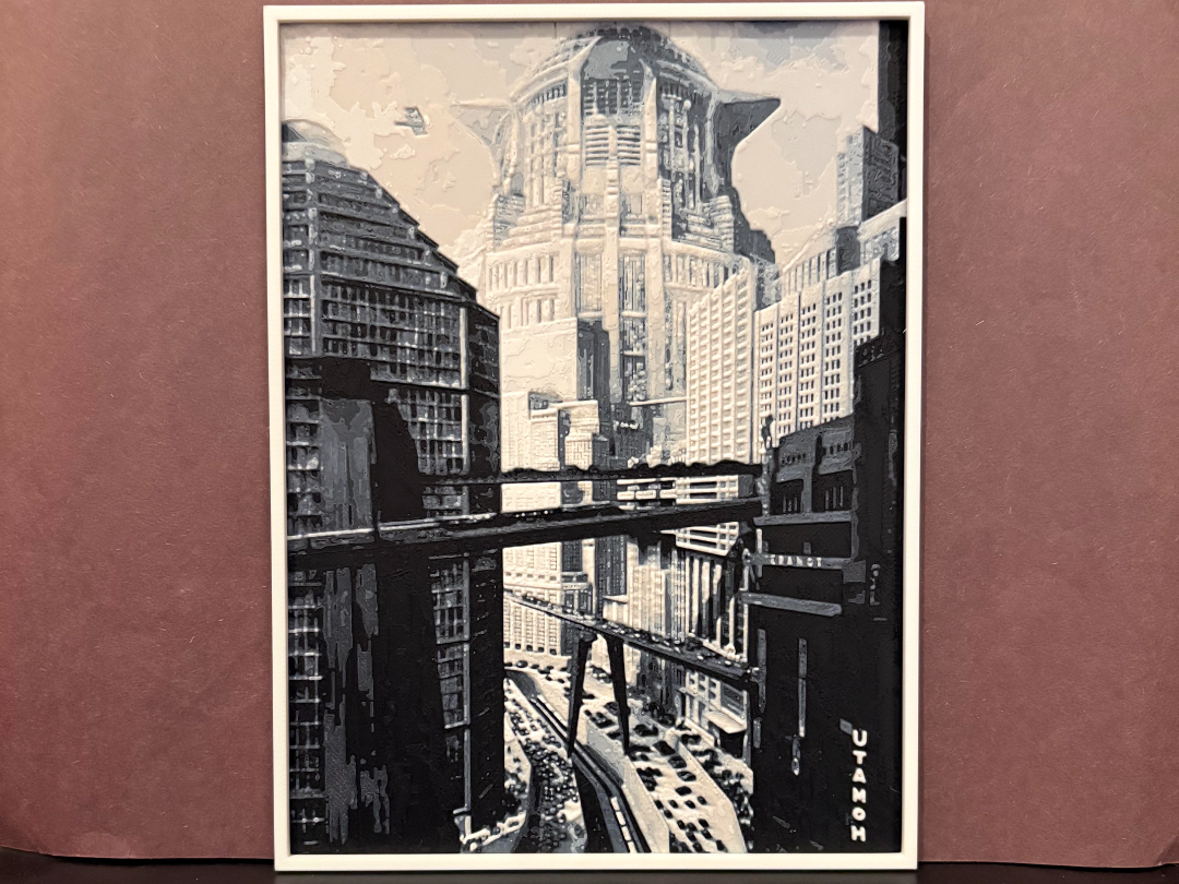 Metropolis - Skyline Hueforge