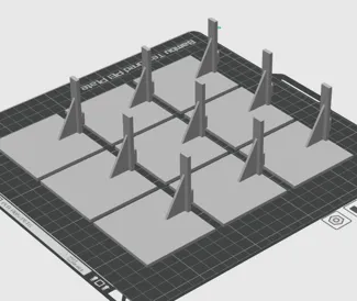 Ikea pegboard mini stands