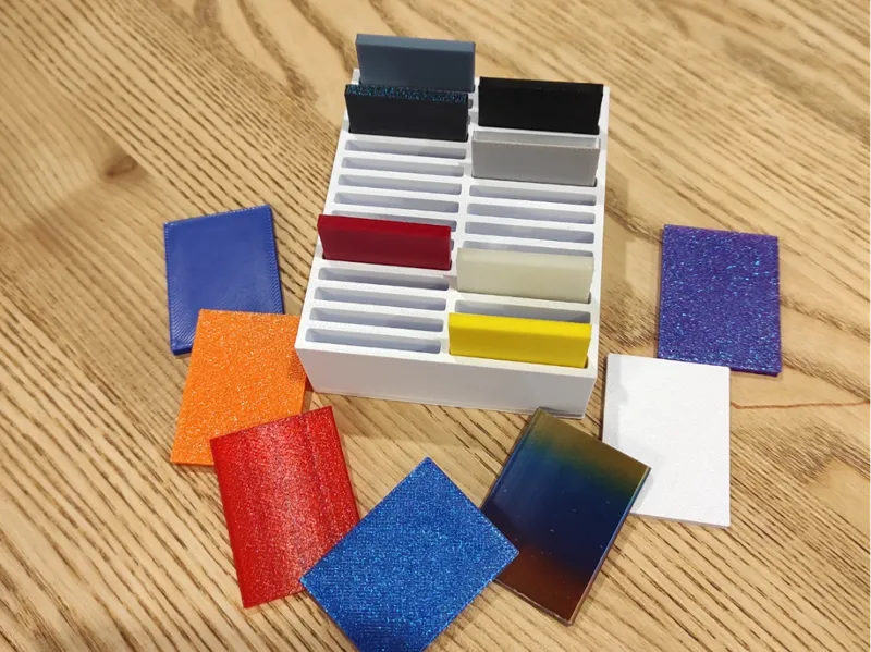 Présentoir de Couleurs