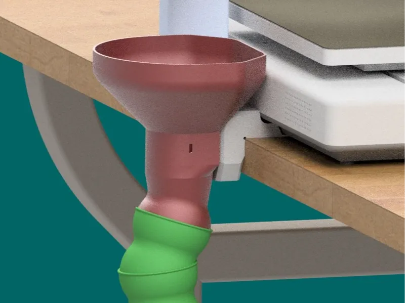 Poop Shute With articulated segments
