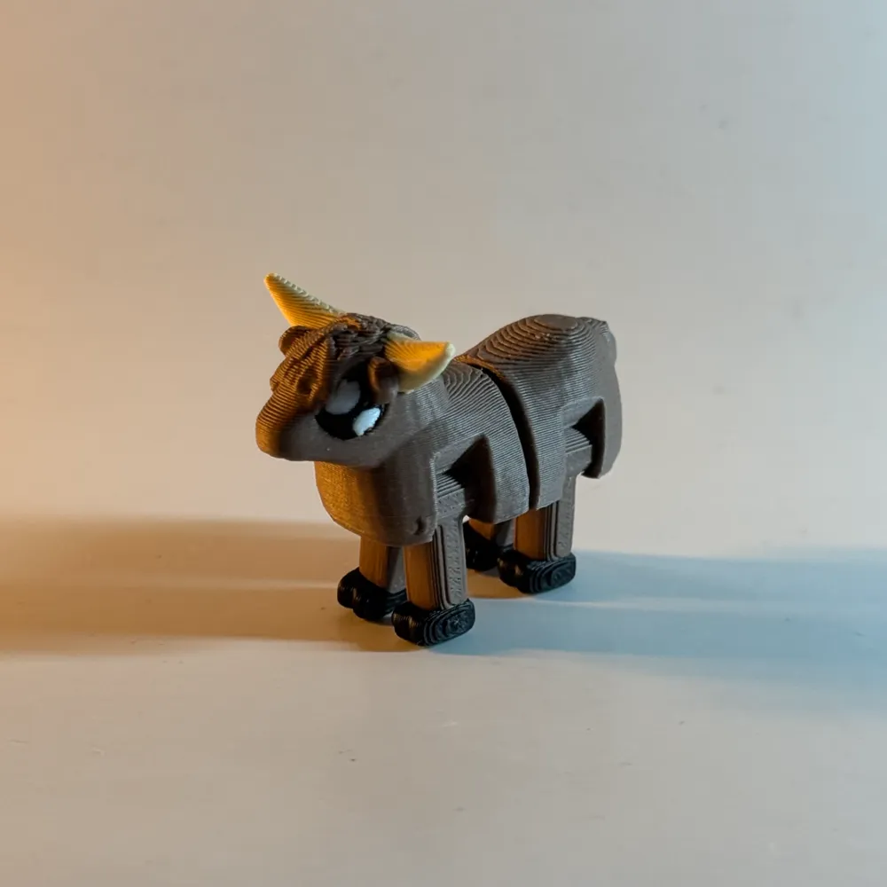 Articulated Cute Highland Cow - Free 3D Print Model - MakerWorld