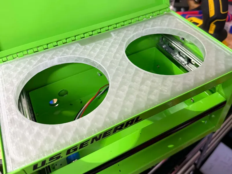 Mini Tool Box LED Top Plate 102MM Wide