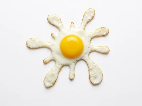 Magnets frigo 'bataille de nourriture' – œufs
