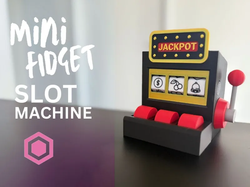 Mini Fidget Slot Machine