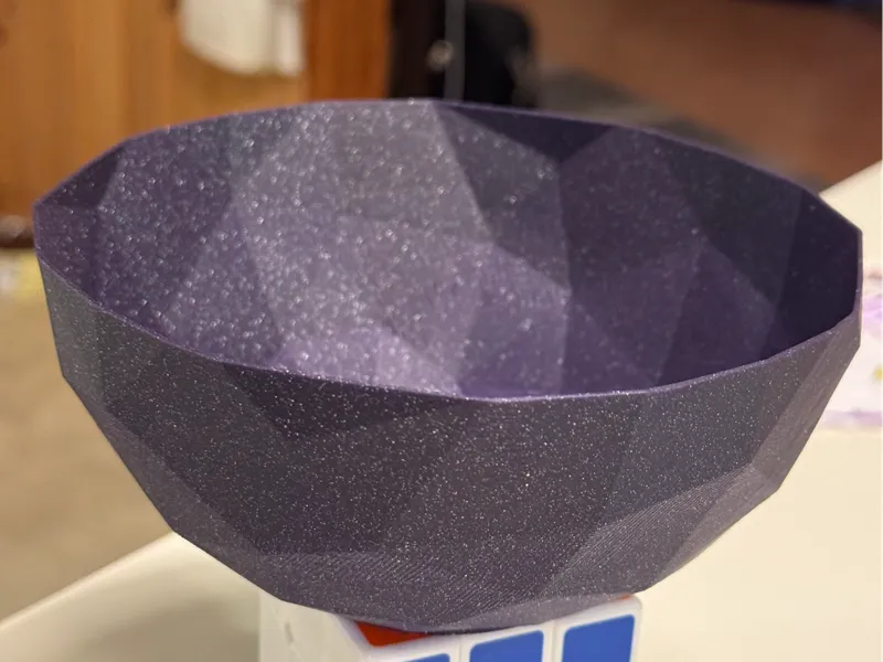 Low poly bowl