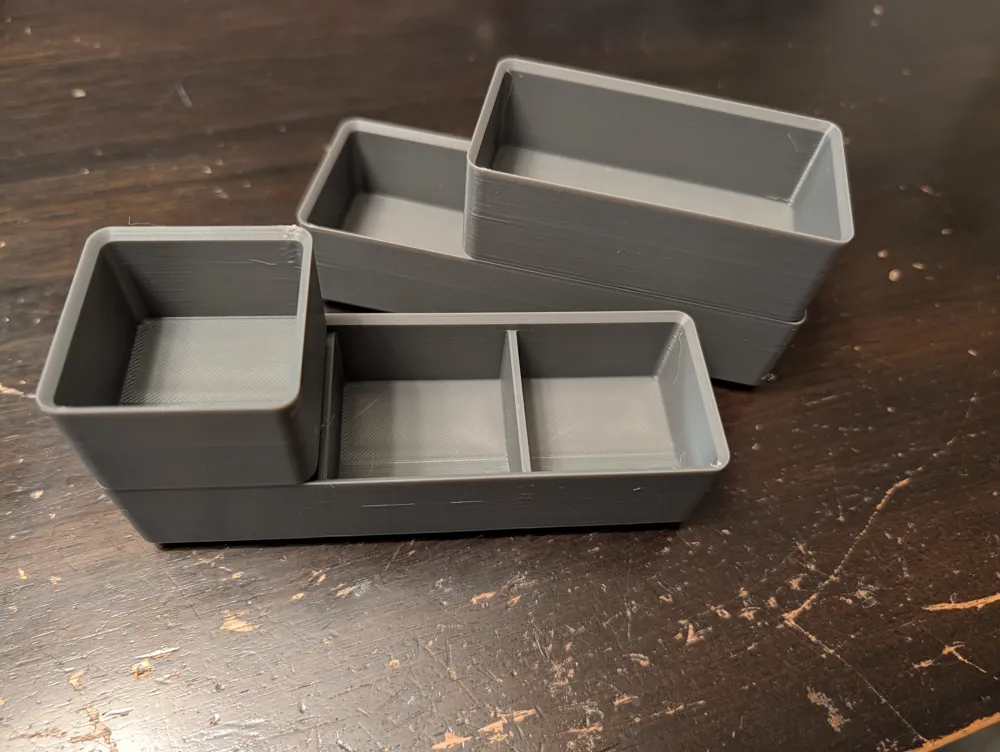 Gridfinity Unlabeled Stackable Fastener Bins - Free 3D Print Model ...