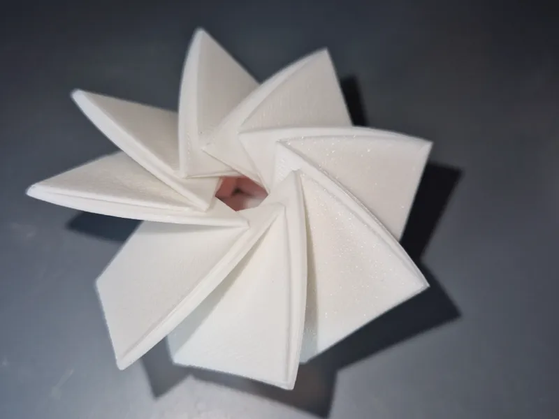 Twist Close Octagonal Box Origami - Foldable