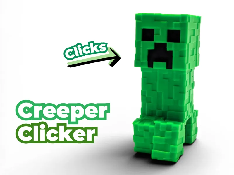 Creeper Clicker – Minecraft Fidget Toy | MX Switch