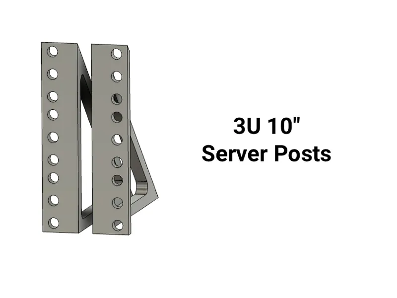3U 10" Server Posts