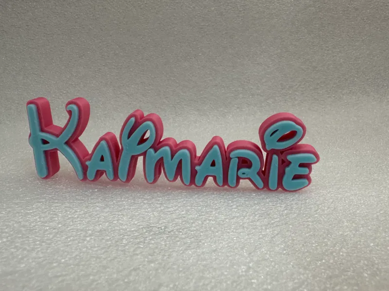 Disney Theme 3D Name Decor Sign Kaymarie