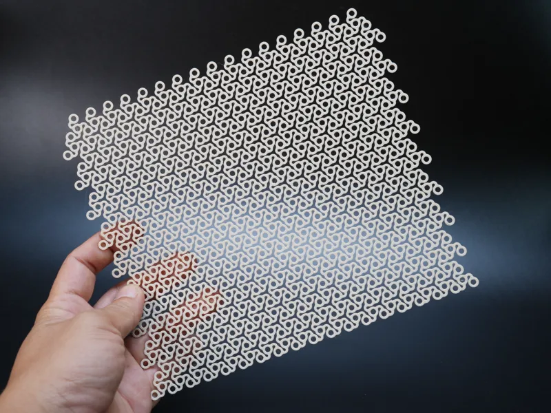 Titanium Mesh Inspired Panel | Easy 3D Print