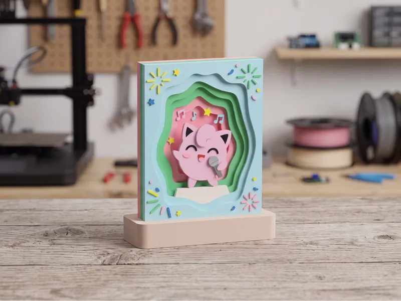 Shadow Box Pokemon #0039 - Jigglypuff‌ v1.0