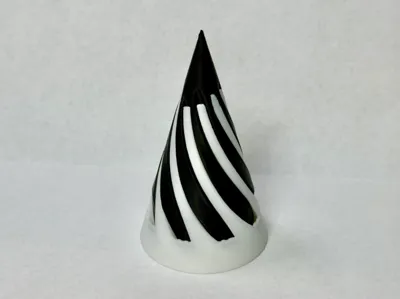 Spiral Pass Through Fidget Cone