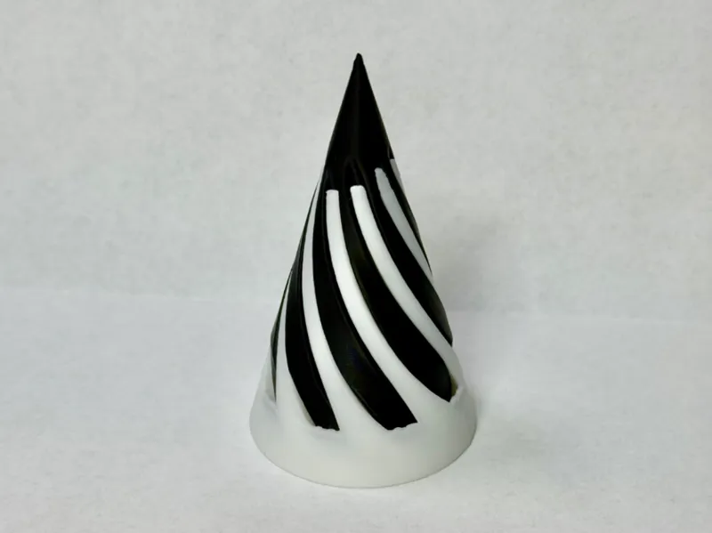 Spiral Pass Through Fidget Cone