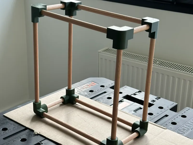 Modular Dowel 16x16mm Corners