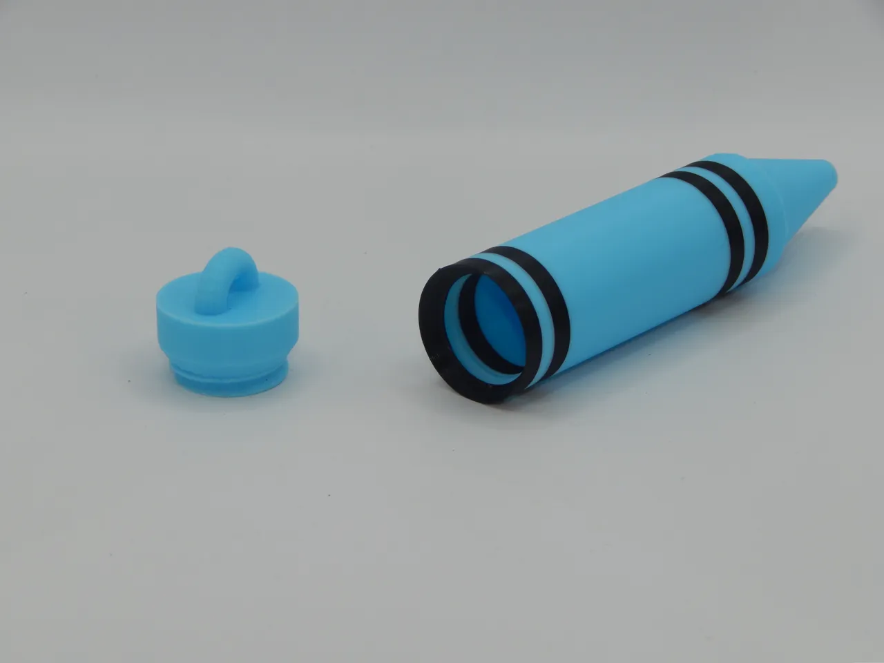 Crayon Chapstick Holder Keychain view 3