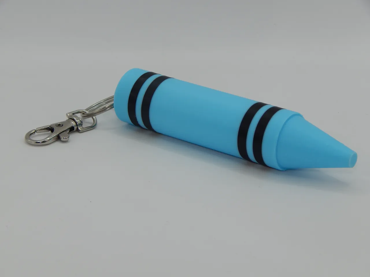 Crayon Chapstick Holder Keychain view 4