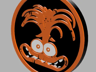 Anxiety Coin/Keychain