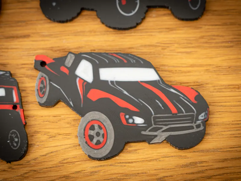 Traxxas Slasch 4x4 Inspired Keychain