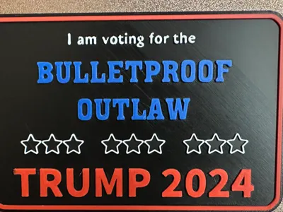 Bulletproof Outlaw Trump 2024