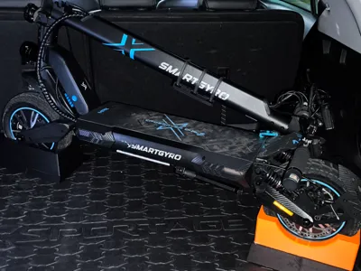 Kia Sportage electric scooter supports
