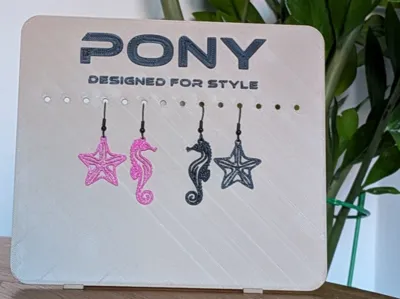 Seahorse & Starfish Earrings Set — 3 Pairs in 1 V2