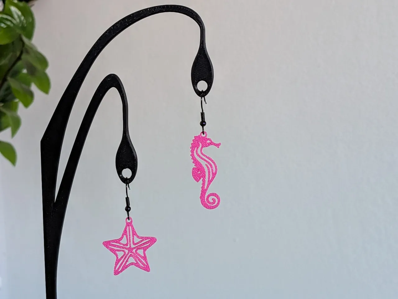 Seahorse & Starfish Earrings Set — 3 Pairs in 1 V2 view 3