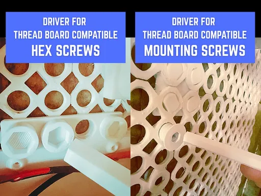 Thread Board System Hex Driver Generator for Thread Board systems - Free 3D Print Model ...
