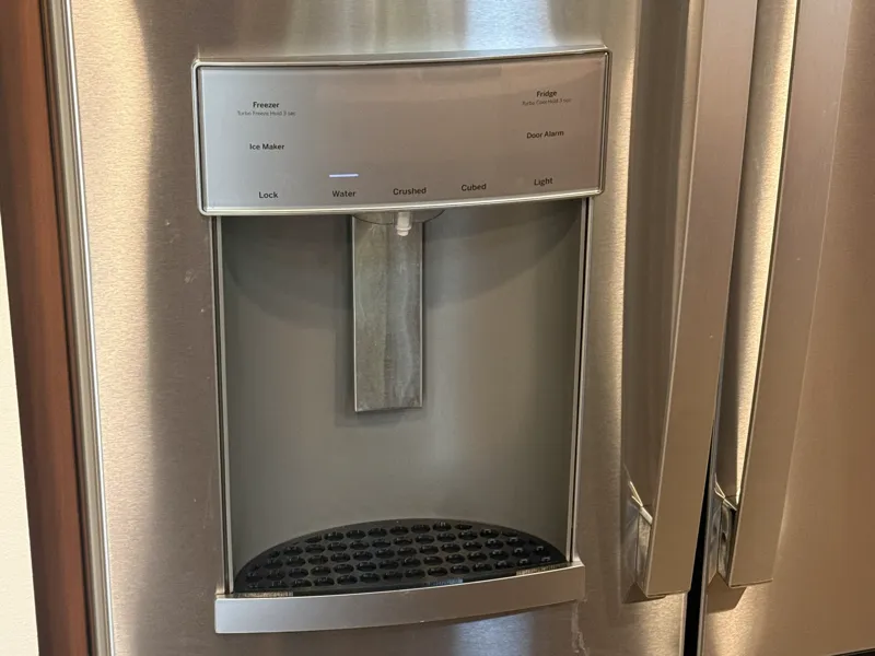 GE Profile refrigerator drip tray