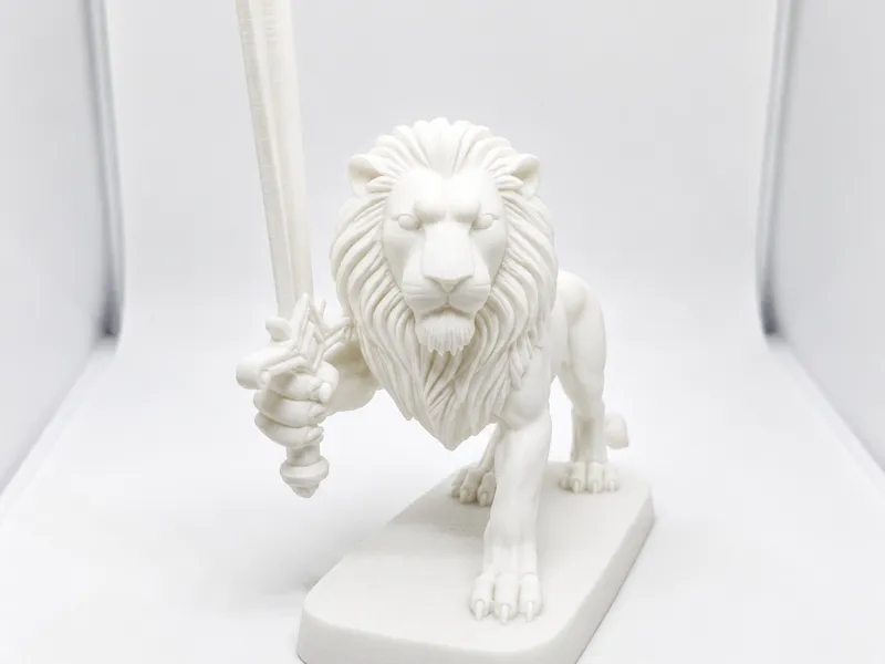 Lion Knight Statue – Fantasy Tabletop Miniature