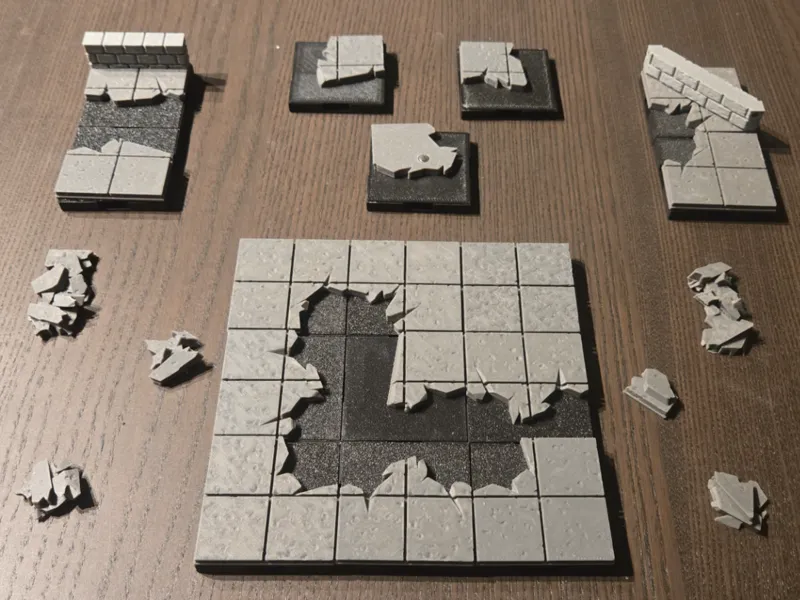 OpenForge Modular Collapsing Cut Stone Floors