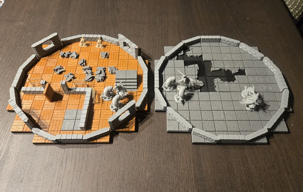 Openforge Skeleton OpenForge Modular Collapsing Cut Stone Floors - Free 3D Print Model ...
