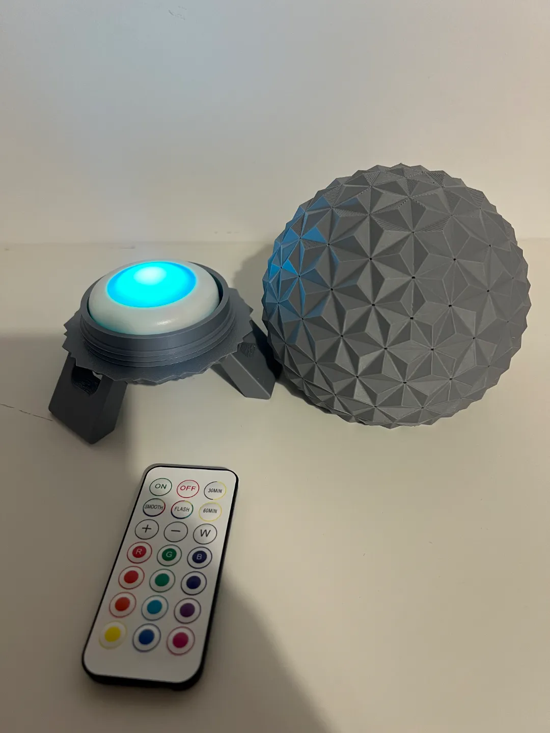 Future City Style Geodesic Sphere Ambient Light view 3
