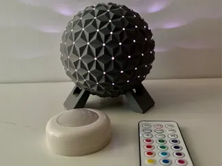 Future City Style Geodesic Sphere Ambient Light