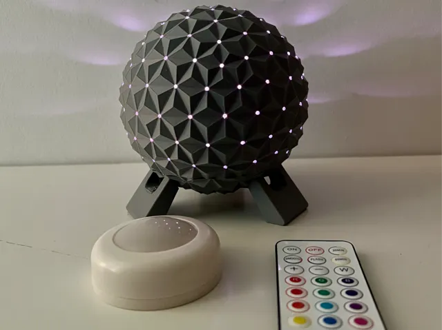 Future City Style Geodesic Sphere Ambient Light