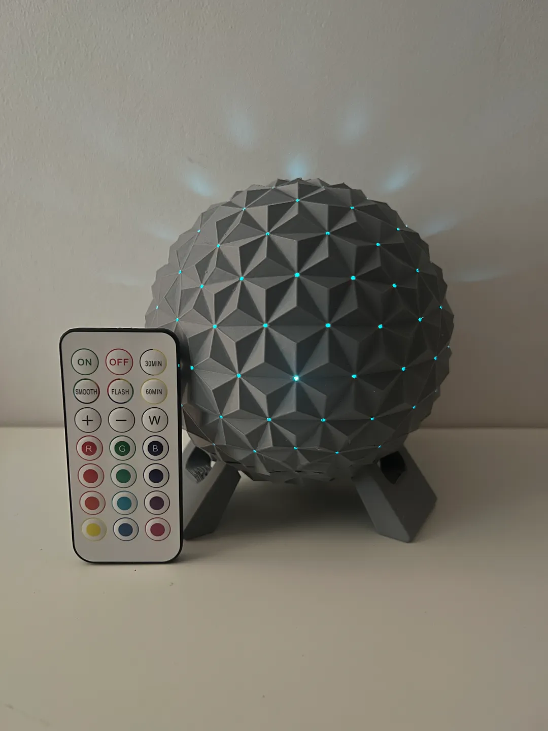 Future City Style Geodesic Sphere Ambient Light view 4