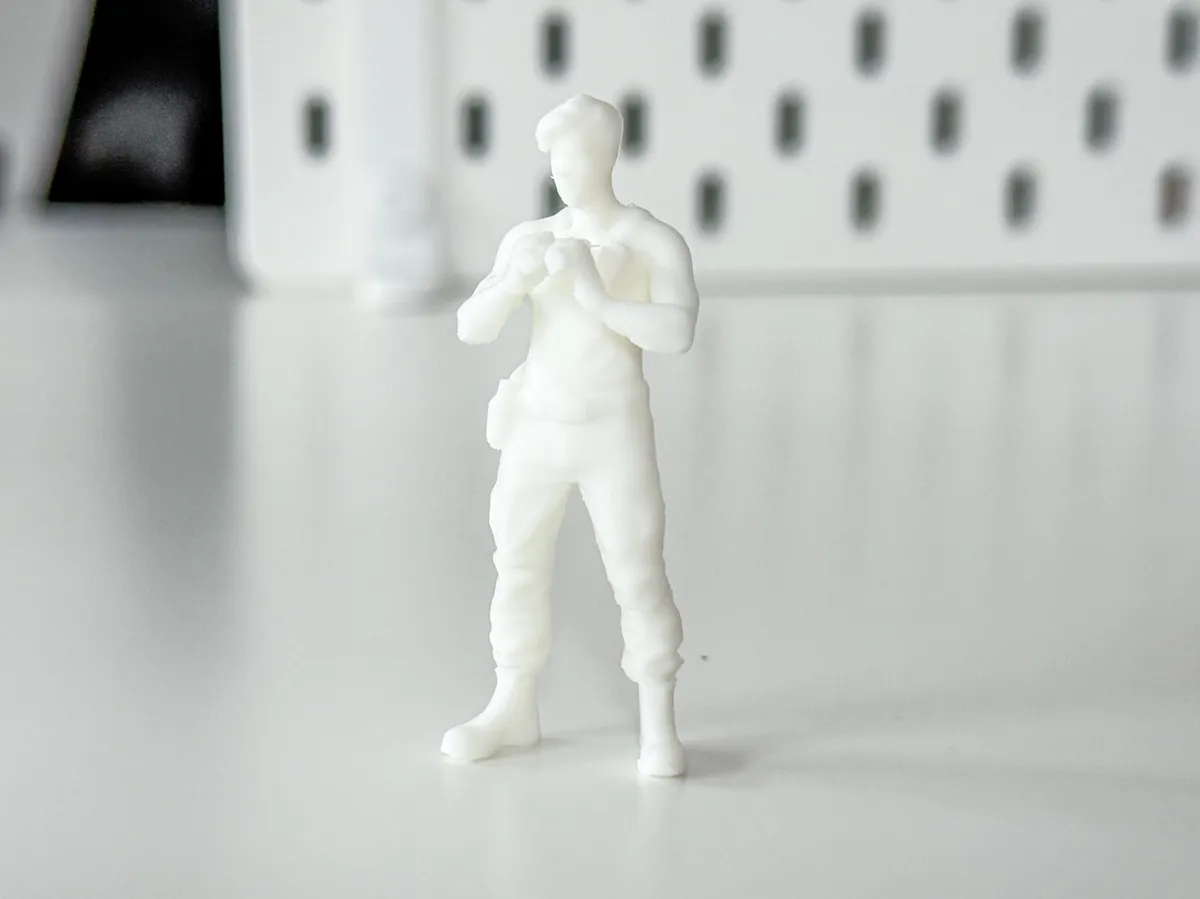Figurine miniature de soldat pour diorama