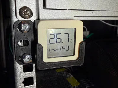 1U Rack Mount: Xiaomi Mi Temp/Humid Monitor 2