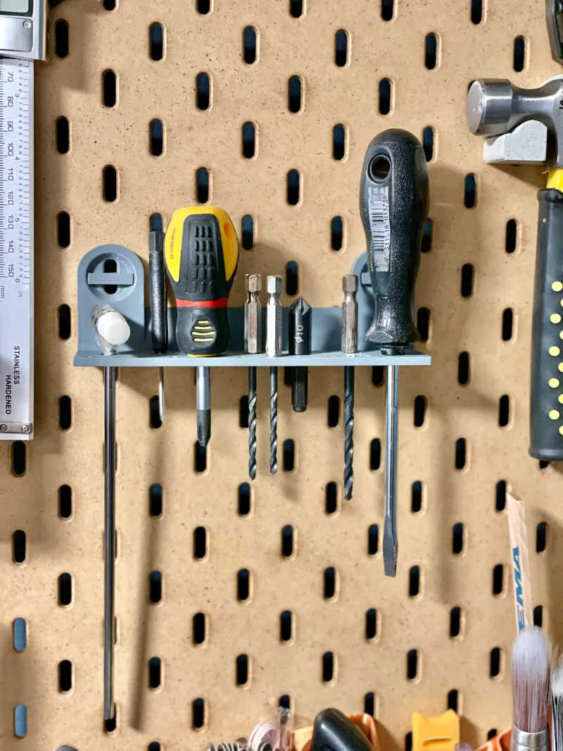 IKEA Skadis Bits Holder - T Clips