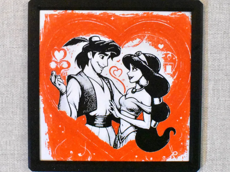 Aladdin and Jasmine Hueforge