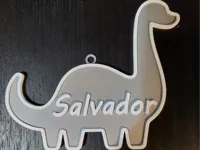Dino with hanger