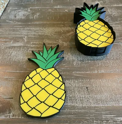 Pineapple Drink Coaster