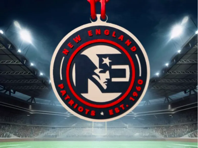 New England Patriots Oversized Pendant 