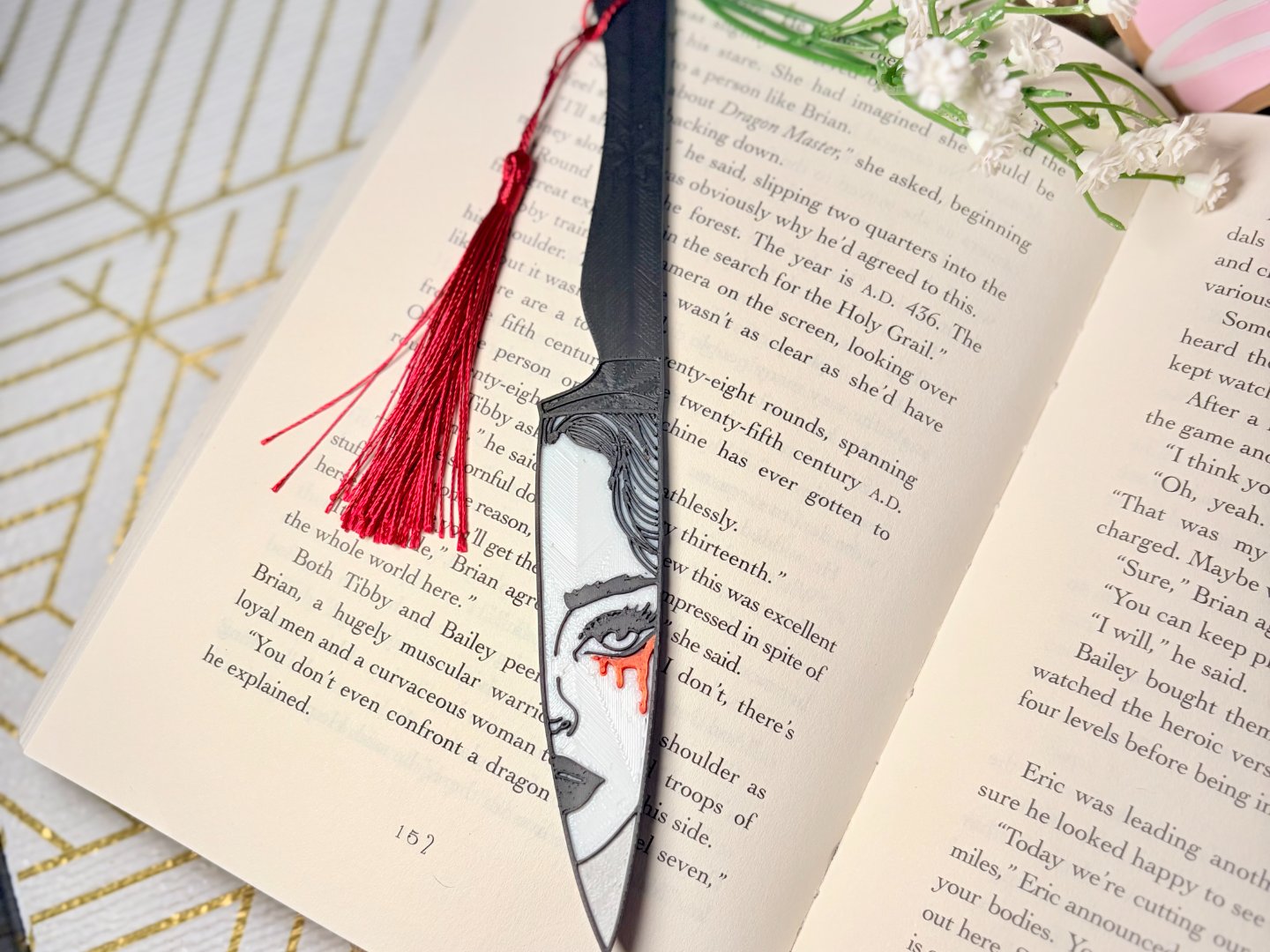 Multi-Color Knife Bookmark – AMS Required
