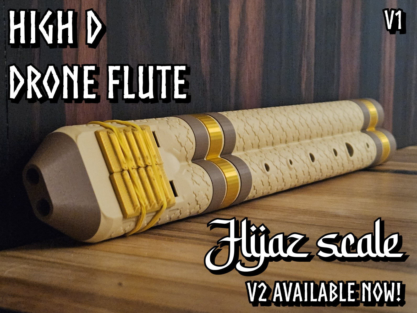 D5 Drone Flute v1 - Hijaz Tuning