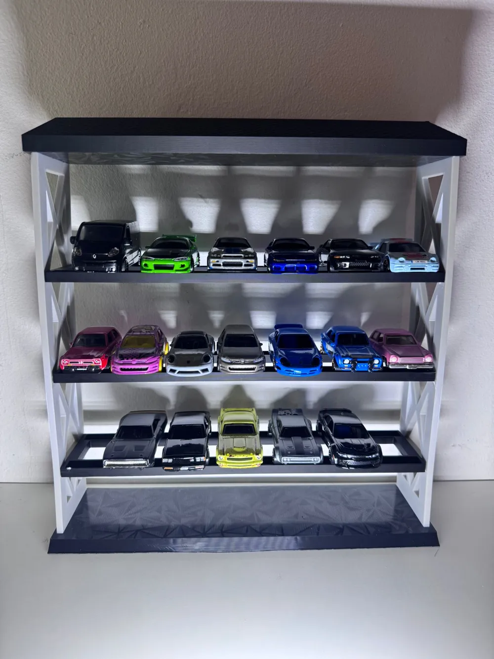 Matchbox Storage 1:64 Scale Car/Hotwheels/Matchbox Storage Diorama - Free 3D Print Model ...