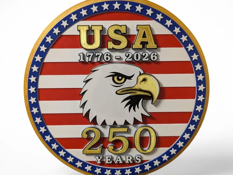 USA 250th Celebration Dimensional Mosaic